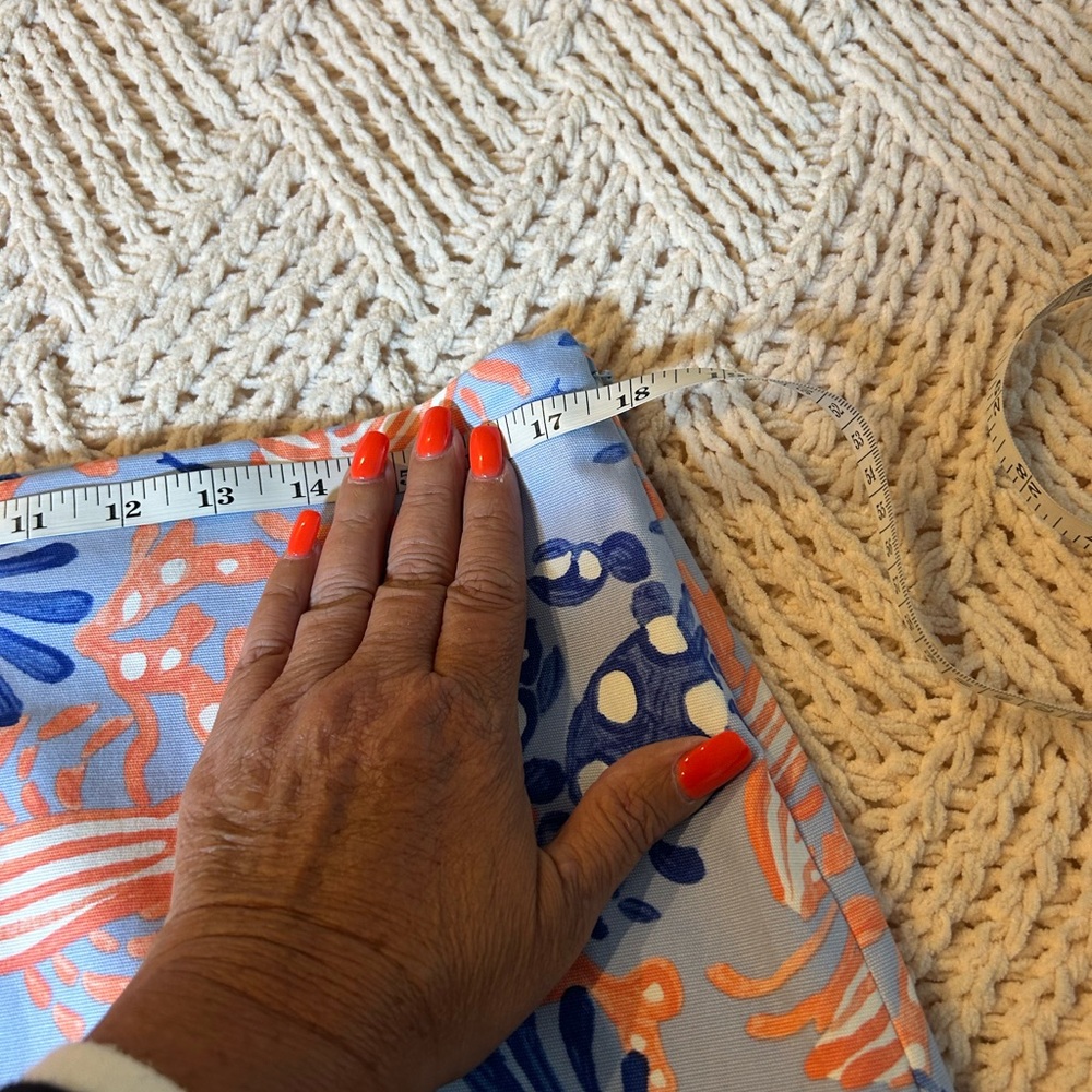 Talbots Blue and Orange Nautical Fully Lined Mini Skirt 🆕 - Picture 4 of 6